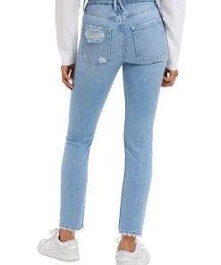 GOOD AMERICAN Good Straight Frayed Jeans -GOOD AMERICAN Sales unnamed file 361