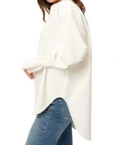 GOOD AMERICAN High-Low Poplin Shirt 15 GOOD AMERICAN High-Low Poplin Shirt -GOOD AMERICAN Sales unnamed file 381