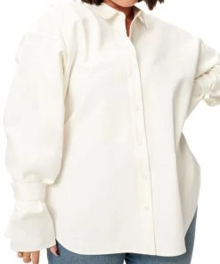 GOOD AMERICAN High-Low Poplin Shirt 17 GOOD AMERICAN High-Low Poplin Shirt -GOOD AMERICAN Sales unnamed file 383