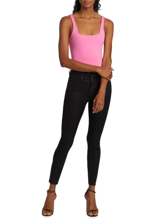 GOOD AMERICAN Modern Tank Scuba Bodysuit Black 2 GOOD AMERICAN Modern Tank Scuba Bodysuit Black - Image 2