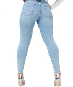 GOOD AMERICAN Good Legs Chewed Hem Skinny Jeans -GOOD AMERICAN Sales unnamed file 417