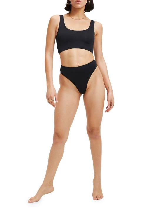 GOOD AMERICAN Good Waist Bikini Bottom Key Lime 2 GOOD AMERICAN Good Waist Bikini Bottom Key Lime - Image 2