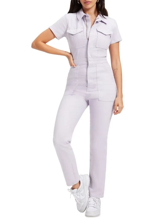 GOOD AMERICAN Fit For Success Denim Jumpsuit 2 GOOD AMERICAN Fit For Success Denim Jumpsuit - Image 2