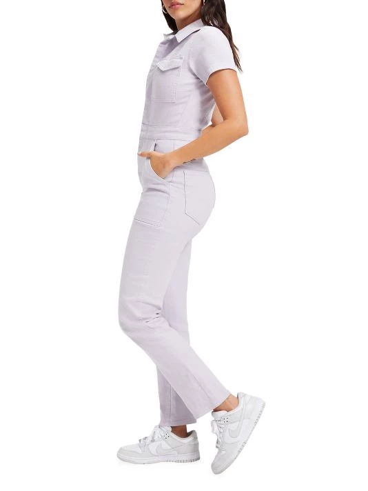 GOOD AMERICAN Fit For Success Denim Jumpsuit 4 GOOD AMERICAN Fit For Success Denim Jumpsuit - Image 4