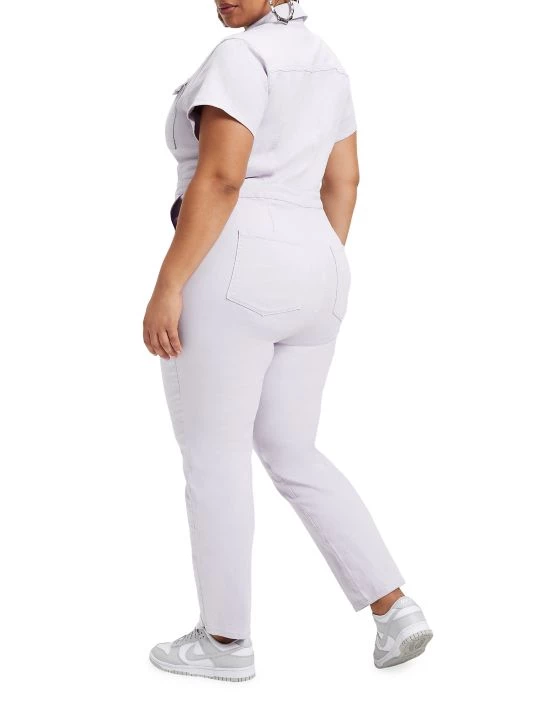 GOOD AMERICAN Fit For Success Denim Jumpsuit 7 GOOD AMERICAN Fit For Success Denim Jumpsuit - Image 7