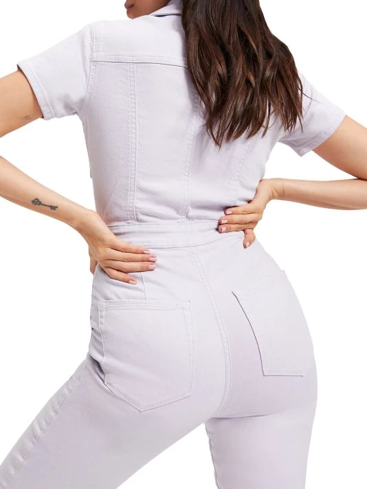 GOOD AMERICAN Fit For Success Denim Jumpsuit 8 GOOD AMERICAN Fit For Success Denim Jumpsuit - Image 8