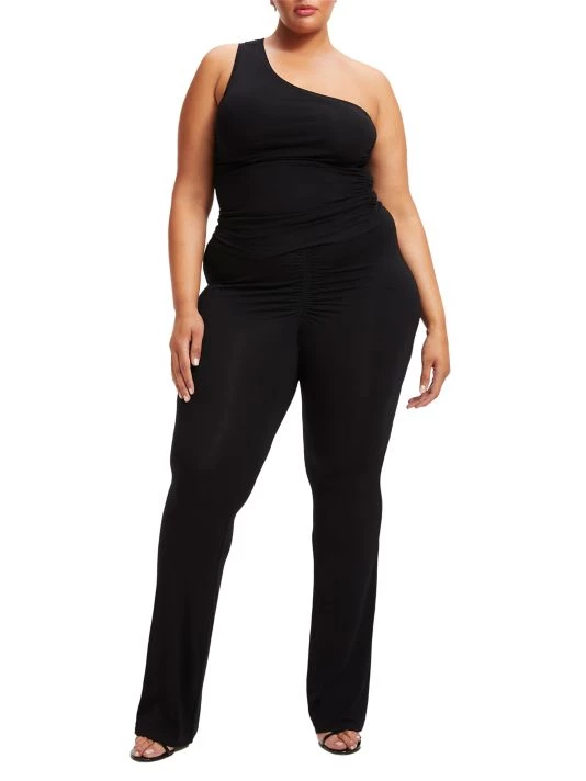 GOOD AMERICAN Ruched One-Shoulder Top 3 GOOD AMERICAN Ruched One-Shoulder Top - Image 3
