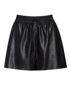 GOOD AMERICAN Better Than Leather Drawstring Shorts Bone 7 GOOD AMERICAN Better Than Leather Drawstring Shorts Bone -GOOD AMERICAN Sales unnamed file 489