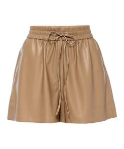 GOOD AMERICAN Better Than Leather Drawstring Shorts Bone 8 GOOD AMERICAN Better Than Leather Drawstring Shorts Bone -GOOD AMERICAN Sales unnamed file 490