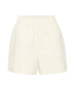 GOOD AMERICAN Better Than Leather Drawstring Shorts Bone 9 GOOD AMERICAN Better Than Leather Drawstring Shorts Bone -GOOD AMERICAN Sales unnamed file 491