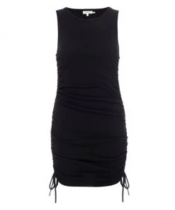 GOOD AMERICAN Ruched Tank Minidress