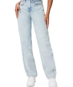 GOOD AMERICAN Good '90s High-Rise Stretch Straight-Leg Jeans -GOOD AMERICAN Sales unnamed file 519