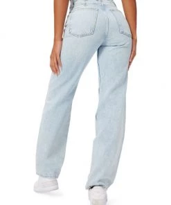 GOOD AMERICAN Good '90s High-Rise Stretch Straight-Leg Jeans -GOOD AMERICAN Sales unnamed file 521