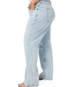 GOOD AMERICAN Good '90s High-Rise Stretch Straight-Leg Jeans -GOOD AMERICAN Sales unnamed file 523