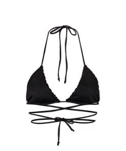 GOOD AMERICAN Tiny Ties Bikini Top Black -GOOD AMERICAN Sales unnamed file 536