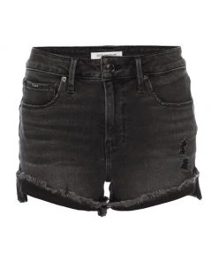 GOOD AMERICAN Good Curve Denim Shorts