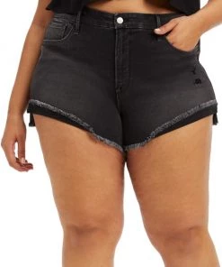 GOOD AMERICAN Good Curve Denim Shorts -GOOD AMERICAN Sales unnamed file 544
