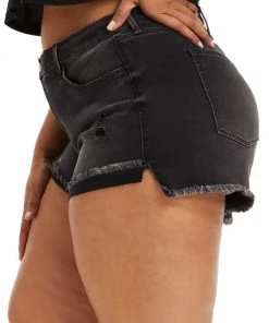 GOOD AMERICAN Good Curve Denim Shorts -GOOD AMERICAN Sales unnamed file 545
