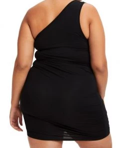 GOOD AMERICAN Ruched One-Shoulder Mini Dress 17 GOOD AMERICAN Ruched One-Shoulder Mini Dress -GOOD AMERICAN Sales unnamed file 556