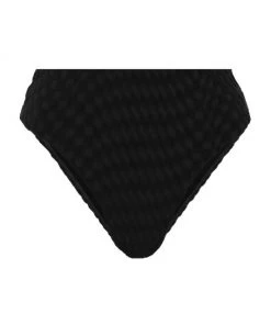 GOOD AMERICAN Jacquard Wave Check High-Waisted Bikini Bottom Hawaiian Pink