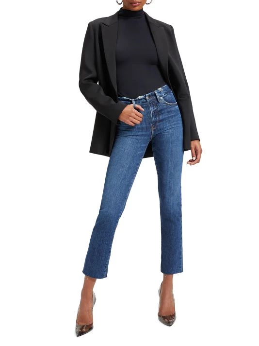 GOOD AMERICAN Split-PocketStraight-Leg Jeans 2 GOOD AMERICAN Split-PocketStraight-Leg Jeans - Image 2