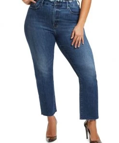 GOOD AMERICAN Split-PocketStraight-Leg Jeans 12 GOOD AMERICAN Split-PocketStraight-Leg Jeans -GOOD AMERICAN Sales unnamed file 567