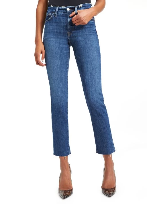 GOOD AMERICAN Split-PocketStraight-Leg Jeans 4 GOOD AMERICAN Split-PocketStraight-Leg Jeans - Image 4