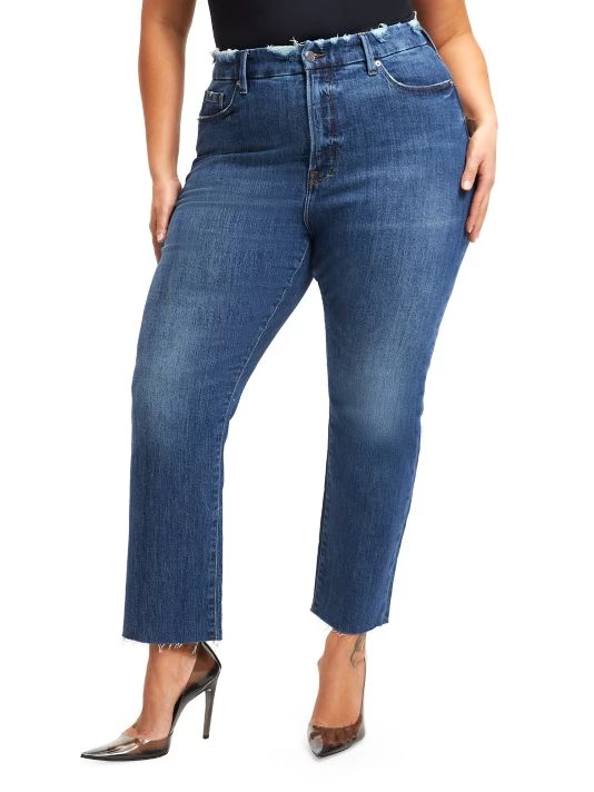 GOOD AMERICAN Split-PocketStraight-Leg Jeans 7 GOOD AMERICAN Split-PocketStraight-Leg Jeans - Image 7