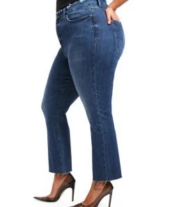 GOOD AMERICAN Split-PocketStraight-Leg Jeans 17 GOOD AMERICAN Split-PocketStraight-Leg Jeans -GOOD AMERICAN Sales unnamed file 572