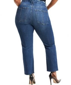GOOD AMERICAN Split-PocketStraight-Leg Jeans 18 GOOD AMERICAN Split-PocketStraight-Leg Jeans -GOOD AMERICAN Sales unnamed file 573
