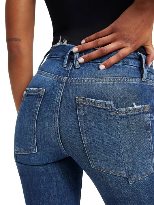 GOOD AMERICAN Split-PocketStraight-Leg Jeans 10 GOOD AMERICAN Split-PocketStraight-Leg Jeans - Image 10