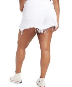 GOOD AMERICAN Bombshell High-Waisted Denim Shorts -GOOD AMERICAN Sales unnamed file 623