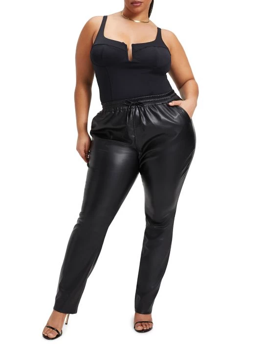 GOOD AMERICAN Scuba U-Neck Corset Bodysuit 2 GOOD AMERICAN Scuba U-Neck Corset Bodysuit - Image 2