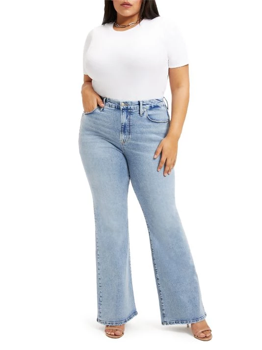 GOOD AMERICAN Good Legs Flared Jeans 3 GOOD AMERICAN Good Legs Flared Jeans - Image 3