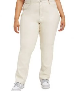 GOOD AMERICAN Better Than Leather Good Icon Straight-Leg Pants -GOOD AMERICAN Sales unnamed file 721