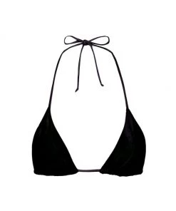 GOOD AMERICAN Matte Tiny Ties Bikini Top