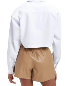 GOOD AMERICAN Boxy Crop Shirt 14 GOOD AMERICAN Boxy Crop Shirt -GOOD AMERICAN Sales unnamed file 756