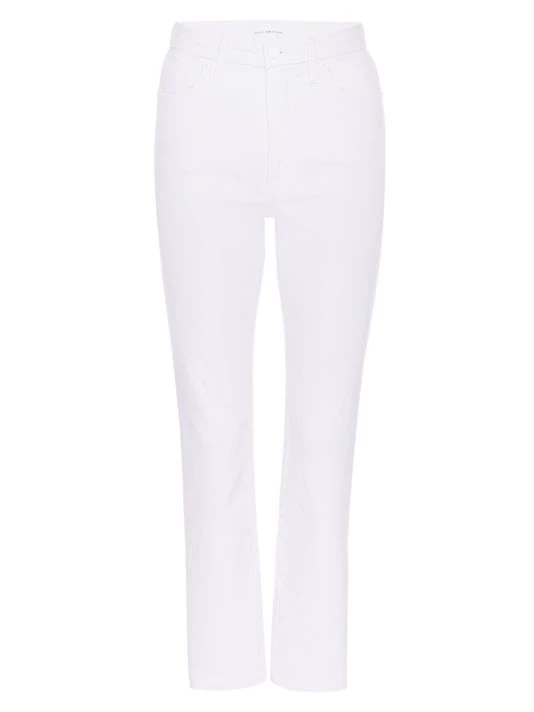 GOOD AMERICAN Good Straight-Leg Raw Jeans 1 GOOD AMERICAN Good Straight-Leg Raw Jeans