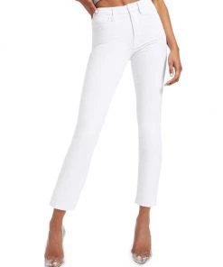 GOOD AMERICAN Good Straight-Leg Raw Jeans 8 GOOD AMERICAN Good Straight-Leg Raw Jeans -GOOD AMERICAN Sales unnamed file 762