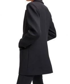 GOOD AMERICAN Shiny Scuba Blazer -GOOD AMERICAN Sales unnamed file 778