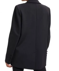 GOOD AMERICAN Shiny Scuba Blazer -GOOD AMERICAN Sales unnamed file 779