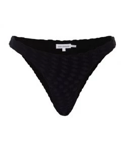 GOOD AMERICAN Jacquard Better Bikini Bottom Orange Cream