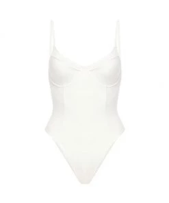 GOOD AMERICAN Good Scuba Show-Off One-Piece Swimsuit Ivory 6 GOOD AMERICAN Good Scuba Show-Off One-Piece Swimsuit Ivory -GOOD AMERICAN Sales unnamed file 802