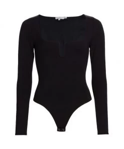 GOOD AMERICAN U-Ring Bodysuit Black -GOOD AMERICAN Sales unnamed file 817