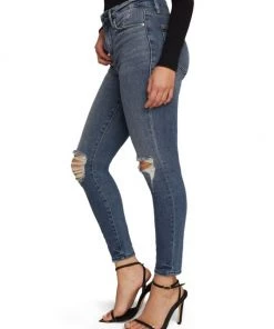GOOD AMERICAN Good High-Rise Distressed Stretch Sculpting Skinny Jeans 17 GOOD AMERICAN Good High-Rise Distressed Stretch Sculpting Skinny Jeans -GOOD AMERICAN Sales unnamed file 824