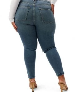 GOOD AMERICAN Good High-Rise Distressed Stretch Sculpting Skinny Jeans 21 GOOD AMERICAN Good High-Rise Distressed Stretch Sculpting Skinny Jeans -GOOD AMERICAN Sales unnamed file 828