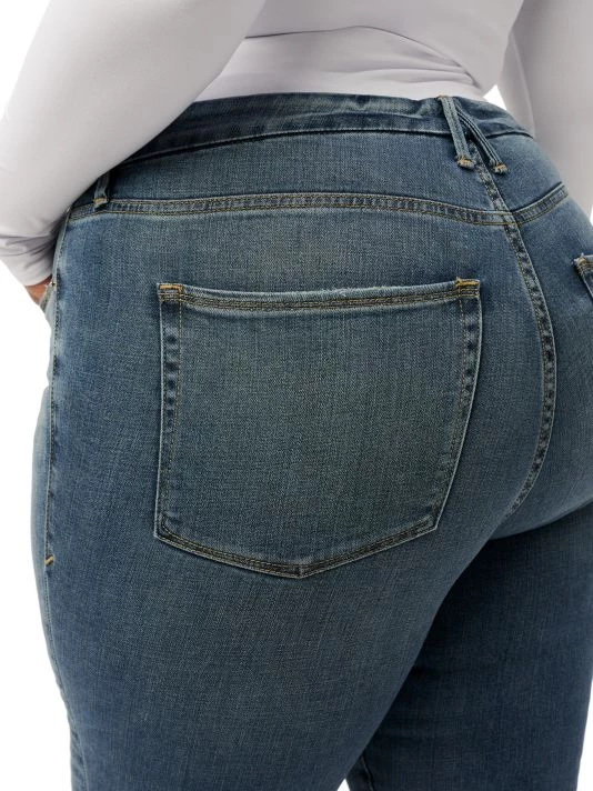 GOOD AMERICAN Good High-Rise Distressed Stretch Sculpting Skinny Jeans 12 GOOD AMERICAN Good High-Rise Distressed Stretch Sculpting Skinny Jeans - Image 12