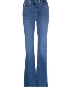 GOOD AMERICAN Good Flared Leg Jeans