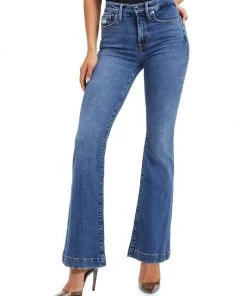 GOOD AMERICAN Good Flared Leg Jeans -GOOD AMERICAN Sales unnamed file 865