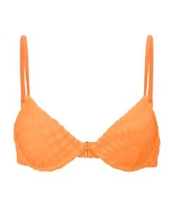 GOOD AMERICAN Jacquard Wave Check Underwire Bikini Top Hawaiian Pink 9 GOOD AMERICAN Jacquard Wave Check Underwire Bikini Top Hawaiian Pink -GOOD AMERICAN Sales unnamed file 886